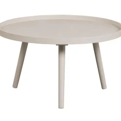 WOOOD Mesa Bijzettafel L - Hout - Antique Beige - 34x60x60
