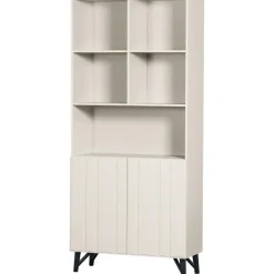 WOOOD Miller 2-Deurs Opbergkast - Grenen - Dust - 200x90x37