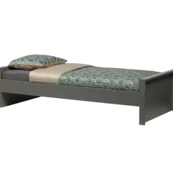 WOOOD Morris Bed Incl. Bedlade/Lattenrol - Grenen - Leem - 90x200