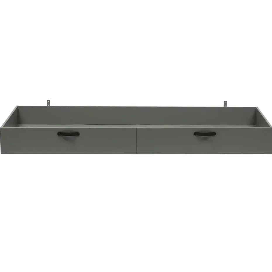 WOOOD Morris Bed Incl. Bedlade/Lattenrol - Grenen - Leem - 90x200