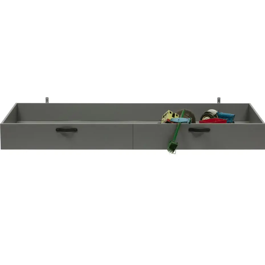 WOOOD Morris Bed Incl. Bedlade/Lattenrol - Grenen - Leem - 90x200