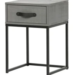 WOOOD Morris Nachtkast - Grenen - Leem - 52x35x35