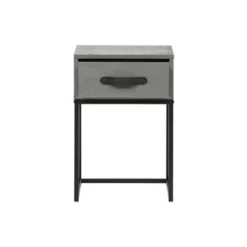 WOOOD Morris Nachtkast - Grenen - Leem - 52x35x35