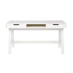 WOOOD Nikki Bureau - Grenenhout - Wit - 75x140x62