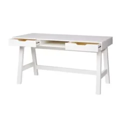 WOOOD Nikki Bureau - Grenenhout - Wit - 75x140x62