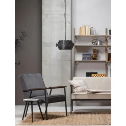 WOOOD Nila Bijzettafels - Hout - Zwart - Set van 2