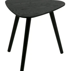 WOOOD Nila Bijzettafels - Hout - Zwart - Set van 2