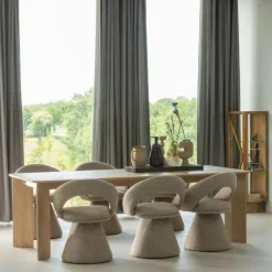 WOOOD Norbert Vaas - Handgevormd - Glas - Bruin - 26x25x8