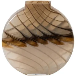 WOOOD Norbert Vaas - Handgevormd - Glas - Bruin - 26x25x8