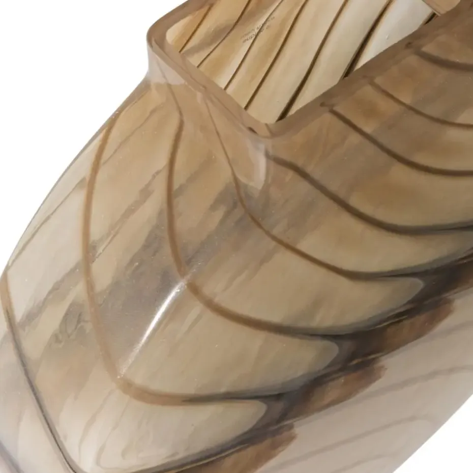 WOOOD Norbert Vaas - Handgevormd - Glas - Bruin - 26x25x8