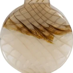 WOOOD Norbert Vaas - Handgevormd - Glas - Bruin - 26x25x8