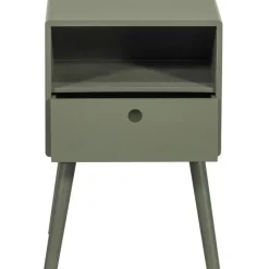 WOOOD Ozzy Nachtkastje Hout Warm Groen 53x36x30