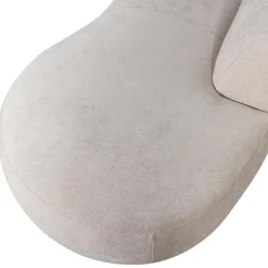 WOOOD Polly Bank Rechts- Polyester - Zand - 71x353x150/245