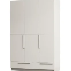 WOOOD Pure 3-deurs Hang/Legkast Splitdeur - Grenen - Dust - 215x142x60