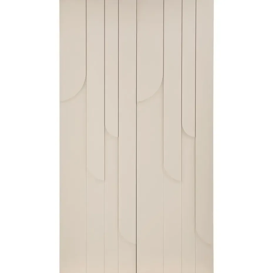 WOOOD Rain 2-deurs kledingkast - Grenen - Dust - 200x110x57