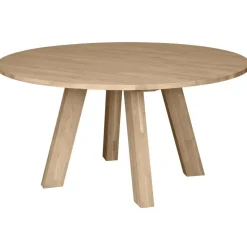 WOOOD Rhonda Eettafel XL - Rond - Eiken - Naturel - Ø150 cm
