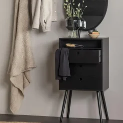 WOOOD Ross Vloerkleed - Jute - Naturel - 1x150x150