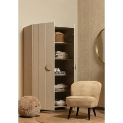 WOOOD Ross Vloerkleed - Jute - Naturel - 1x150x150