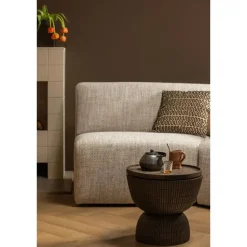 WOOOD Samson Bijzettafel - Fiber Clay - Coffee - 35x40x40