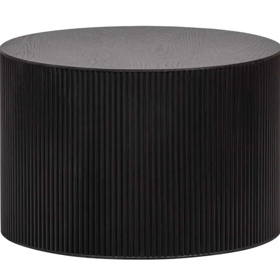 WOOOD Sanne Bijzettafel - Mdf - Zwart - 40x60x60