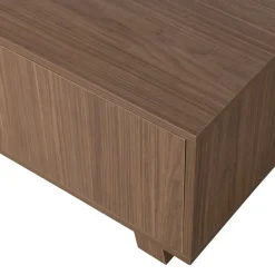 WOOOD Seppe TV-meubel - Noten fineer - Noten - 42x160x44