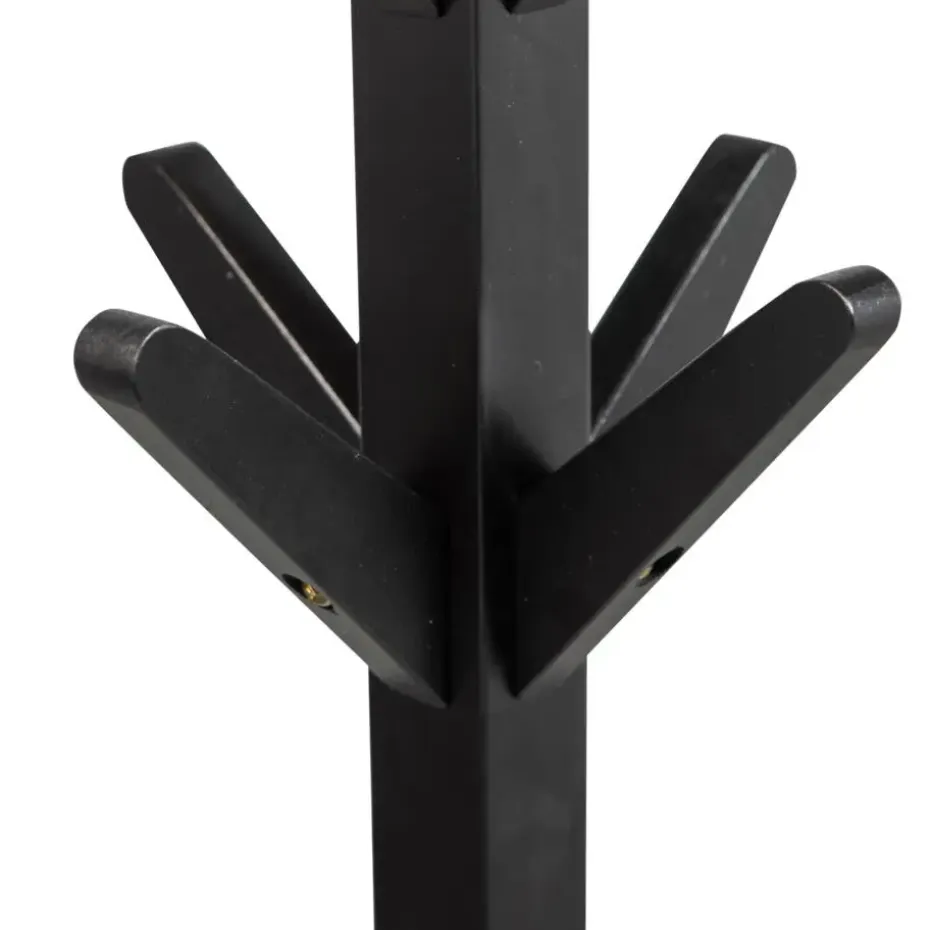 WOOOD Studio Staande Kapstok - Berken - Zwart - 178x45x45