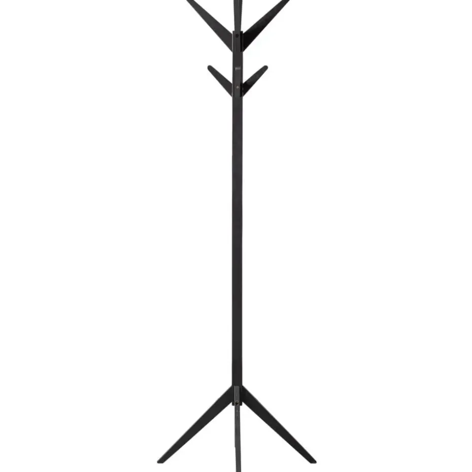 WOOOD Studio Staande Kapstok - Berken - Zwart - 178x45x45