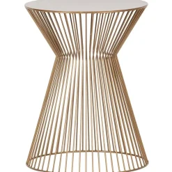 WOOOD Suus Bijzettafel - Metaal - Goud - 46xØ35