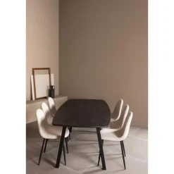 WOOOD Tablo A Poot Kd 1 Stuks - Metaal - Zwart - 72x79x10