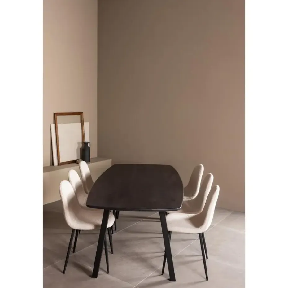 WOOOD Tablo A Poot Kd 1 Stuks - Metaal - Zwart - 72x79x10