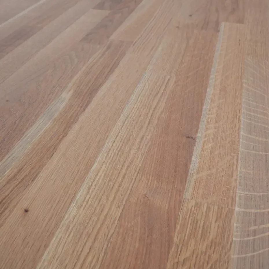 WOOOD Tablo Ovaal Tafelblad Incl. 2-Standen Poot - Grijs -74,4x220x90