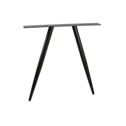 WOOOD Tablo Rond Tafelblad Incl. 2-Standen Poot Conisch - 74,4x120x120