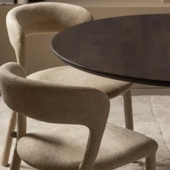 WOOOD Tablo Ronde Poot - Metaal - Zwart - 73x64x64