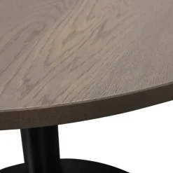 WOOOD Tablo Ronde Poot - Metaal - Zwart - 73x64x64