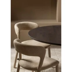 WOOOD Tablo Ronde Poot - Metaal - Zwart - 73x64x64