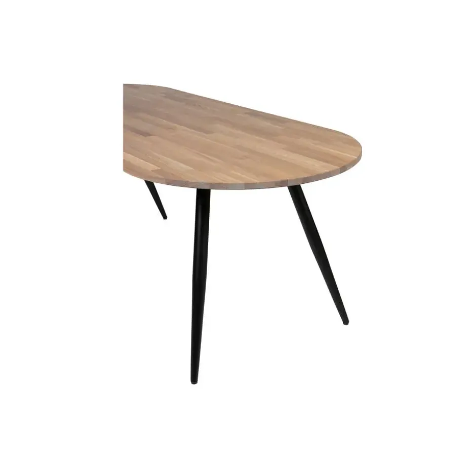 WOOOD Tablo 2-Standen Poot Conisch 1 Stuks - Metaal - Zwart - 72x79x10