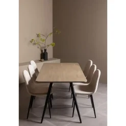 WOOOD Tablo 2-Standen Poot Conisch 1 Stuks - Metaal - Zwart - 72x79x10