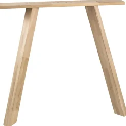 WOOOD Tablo 3-Standen Poot Vierkant Kd - Eiken - set van 2 - 79x72x10