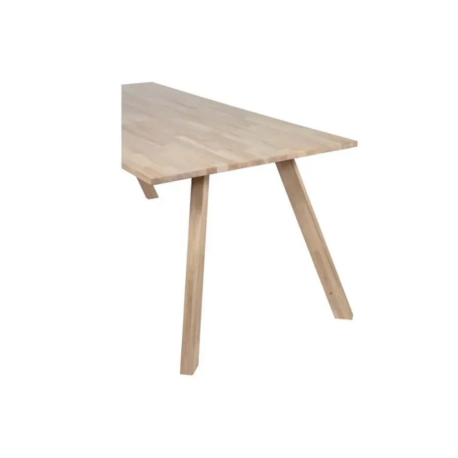 WOOOD Tablo 3-Standen Poot Vierkant Kd - Eiken - set van 2 - 79x72x10