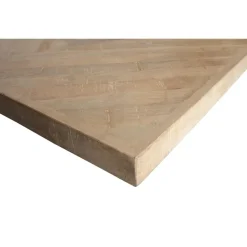 WOOOD Tablo Tafel Visgraat met U-Poot - Mango - 75x200x90