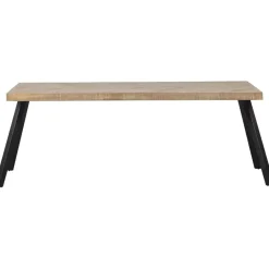 WOOOD Tablo Tafel Visgraat met 2-standen Poot - Mango - 75x180x90