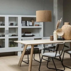 WOOOD Tablo Tafelblad - Eiken - 220x2,4x90