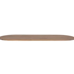 WOOOD Tablo Tafelblad Ovaal - Eiken - Grijze Olie - 220x2,4x90