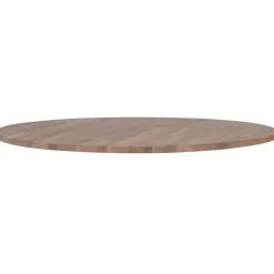 WOOOD Tablo Tafelblad Rond - Eiken - Grijze Olie - 2,4x120x120
