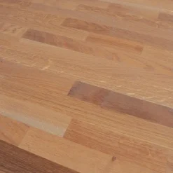 WOOOD Tablo Tafelblad Rond - Eiken - Grijze Olie - 2,4x120x120