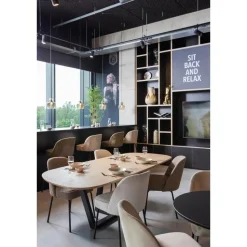 WOOOD Tablo Tafelpoot - Metaal - Zwart - 73x147x71