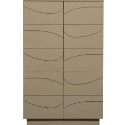 WOOOD Teo Kast - Grenenhout - Mud - 116x72x35