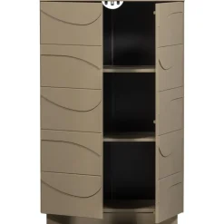 WOOOD Teo Kast - Grenenhout - Mud - 116x72x35