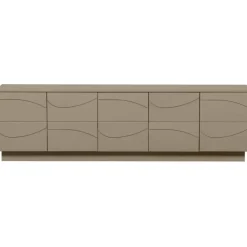 WOOOD Teo TV-Meubel - Grenen - Mud - 52x180x40