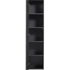 WOOOD Teun Opbergkast - Grenen - Diepzwart - 188x44x35